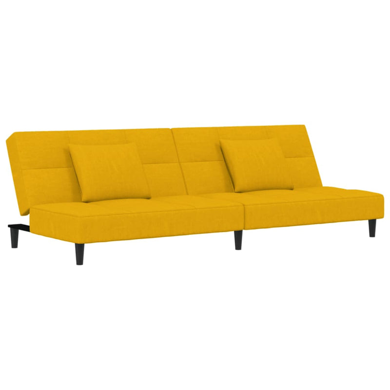 Slaapbank Reese - multifunctioneel - geel – extra afbeelding