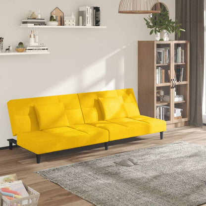 Slaapbank Reese - multifunctioneel - geel