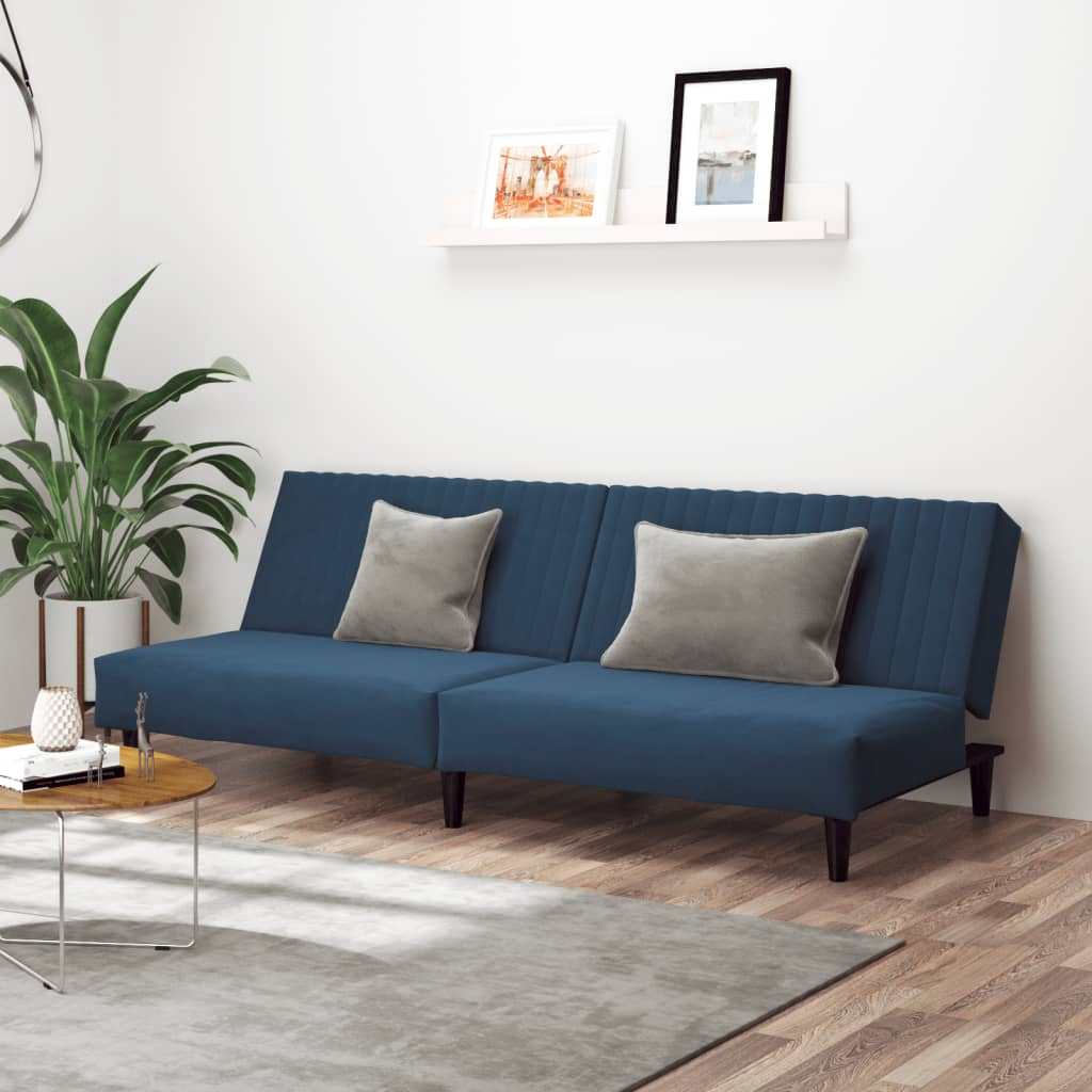 Slaapbank Felix - multifunctioneel - blauw