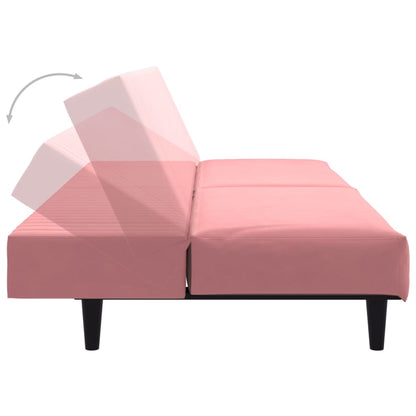 Slaapbank Felix - multifunctioneel - roze