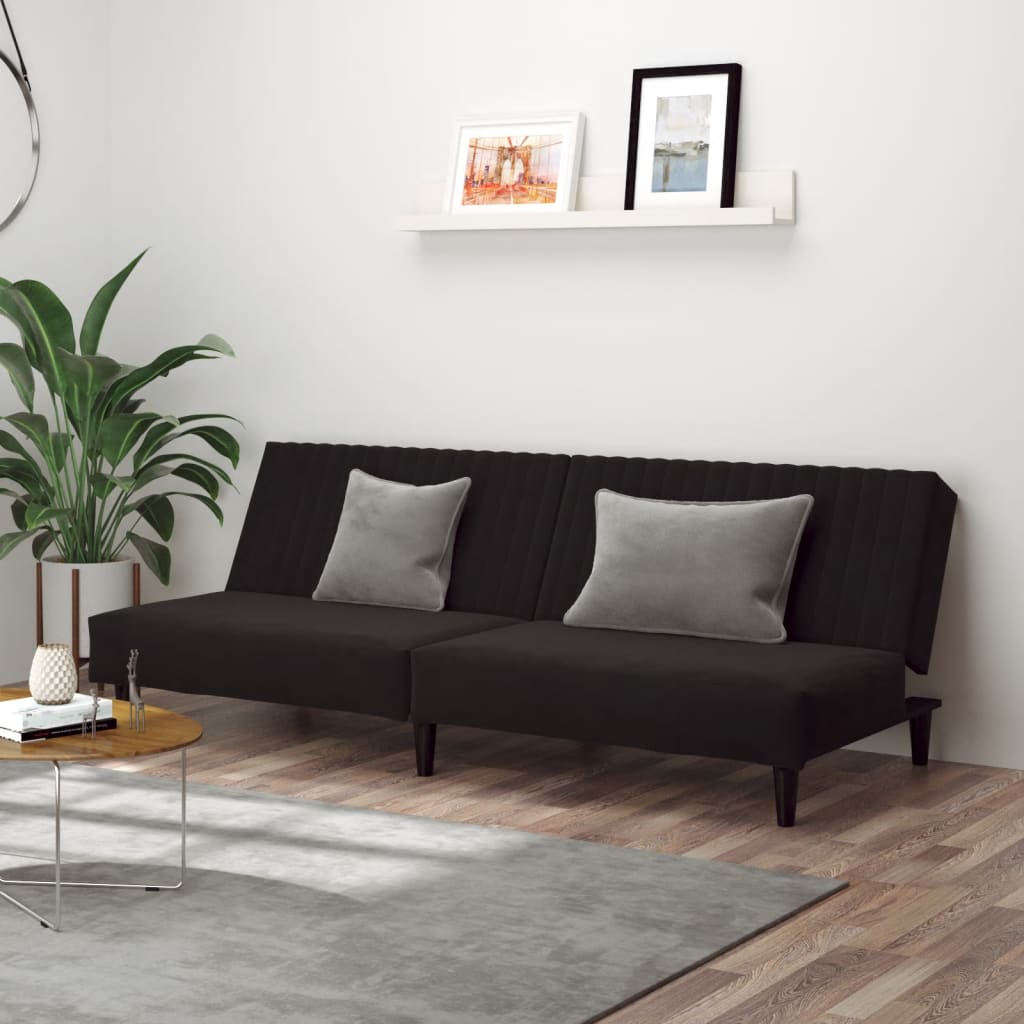 Slaapbank Felix - multifunctioneel - zwart