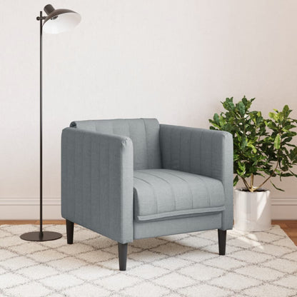 Fauteuil Sophie - linnen - lichtgrijs