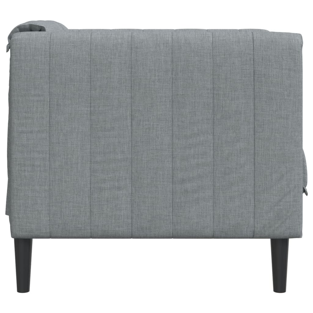 Fauteuil Sophie - linnen - lichtgrijs