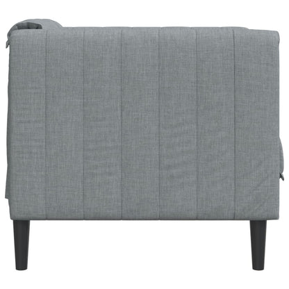 Fauteuil Sophie - linnen - lichtgrijs