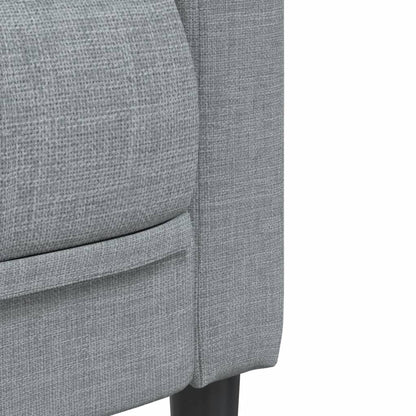 Fauteuil Sophie - linnen - lichtgrijs