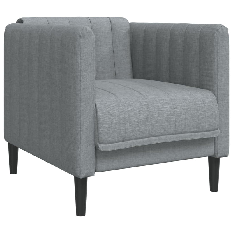 Fauteuil Sophie - linnen - donkergrijs – extra afbeelding