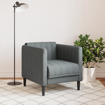 Fauteuil Sophie - linnen - donkergrijs