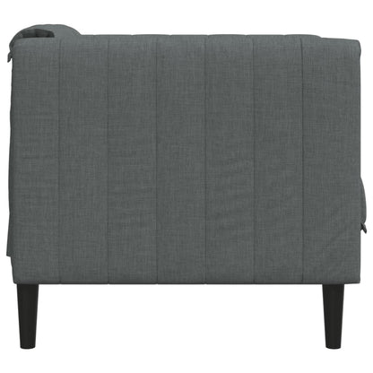 Fauteuil Sophie - linnen - donkergrijs