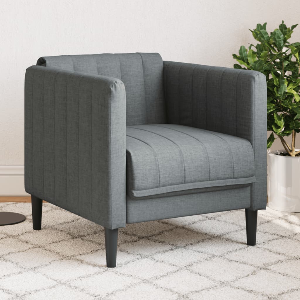 Fauteuil Sophie - linnen - donkergrijs