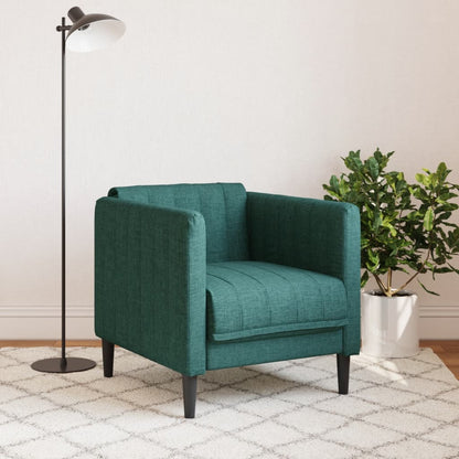 Fauteuil Sophie - linnen - donkergroen