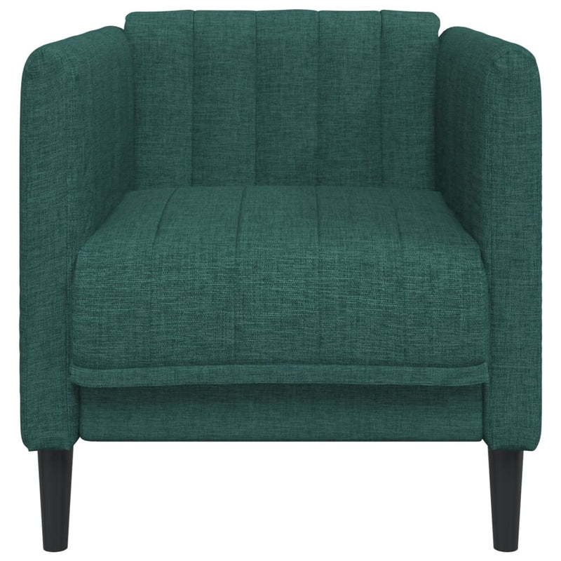 Fauteuil Sophie - linnen - donkergroen