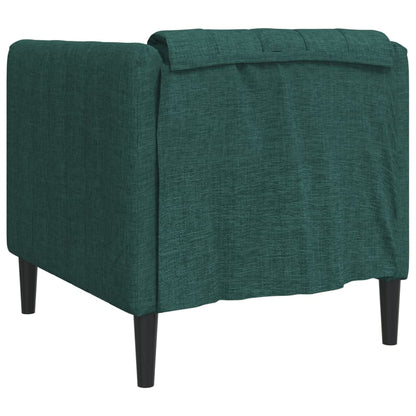 Fauteuil Sophie - linnen - donkergroen
