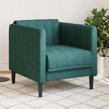Fauteuil Sophie - linnen - donkergroen