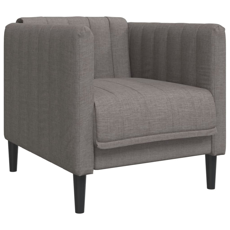 Fauteuil Sophie - linnen - taupe – extra afbeelding