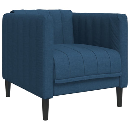 Fauteuil Sophie - linnen - blauw