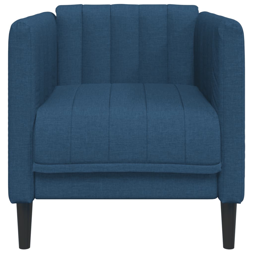 Fauteuil Sophie - linnen - blauw