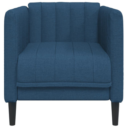 Fauteuil Sophie - linnen - blauw