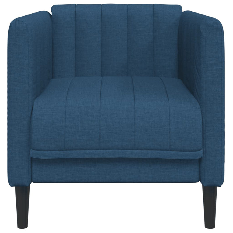 Fauteuil Sophie - linnen - blauw