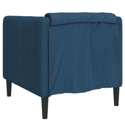 Fauteuil Sophie - linnen - blauw