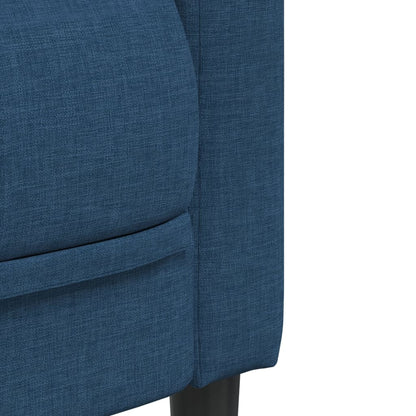 Fauteuil Sophie - linnen - blauw