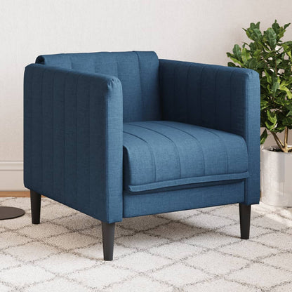 Fauteuil Sophie - linnen - blauw