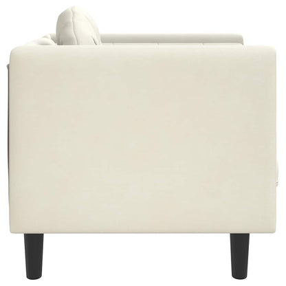 Fauteuil Roos - fluweel - met kussen