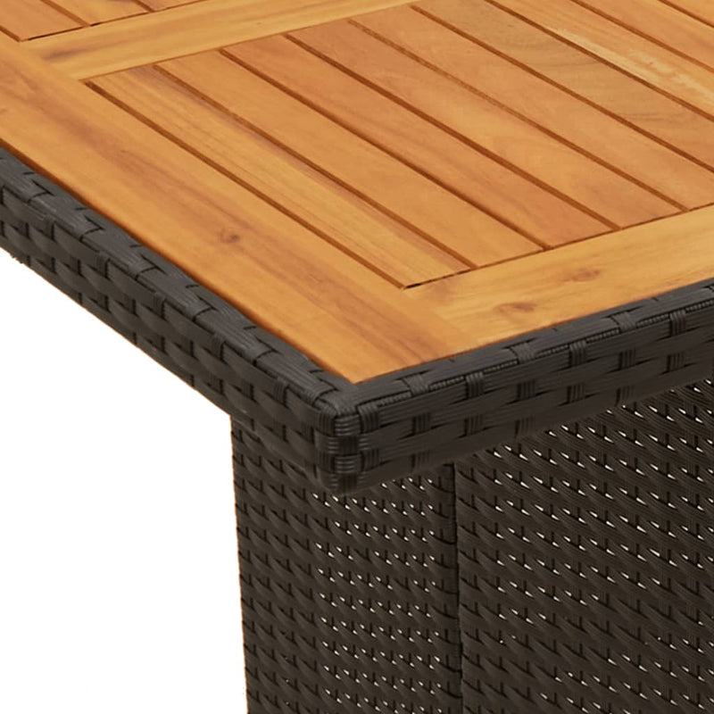 Tuinset  Tibbe - 7-delig - met kussens - zwart – extra afbeelding