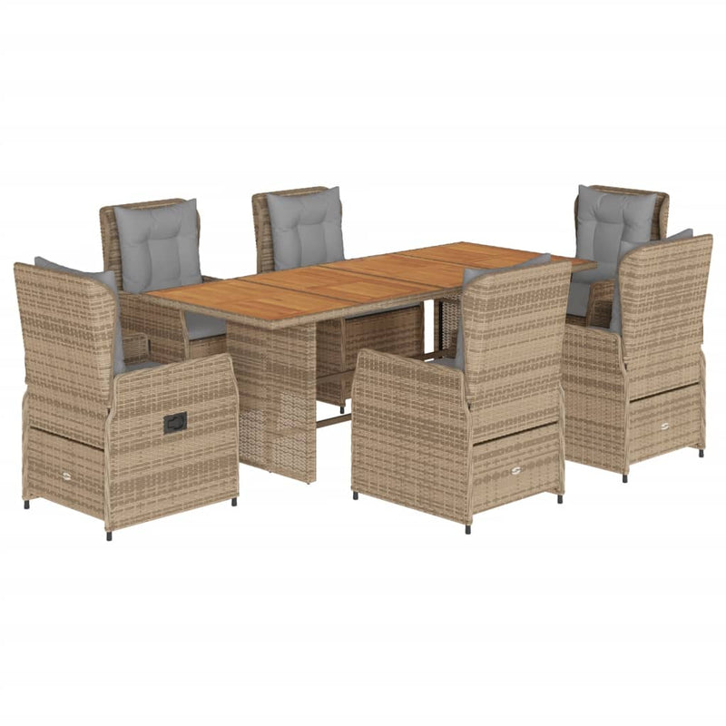 Tuinset  Tibbe - 7-delig - met kussens - beige