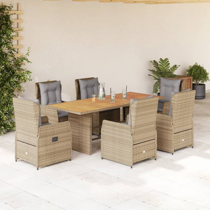 Tuinset  Tibbe - 7-delig - met kussens - beige