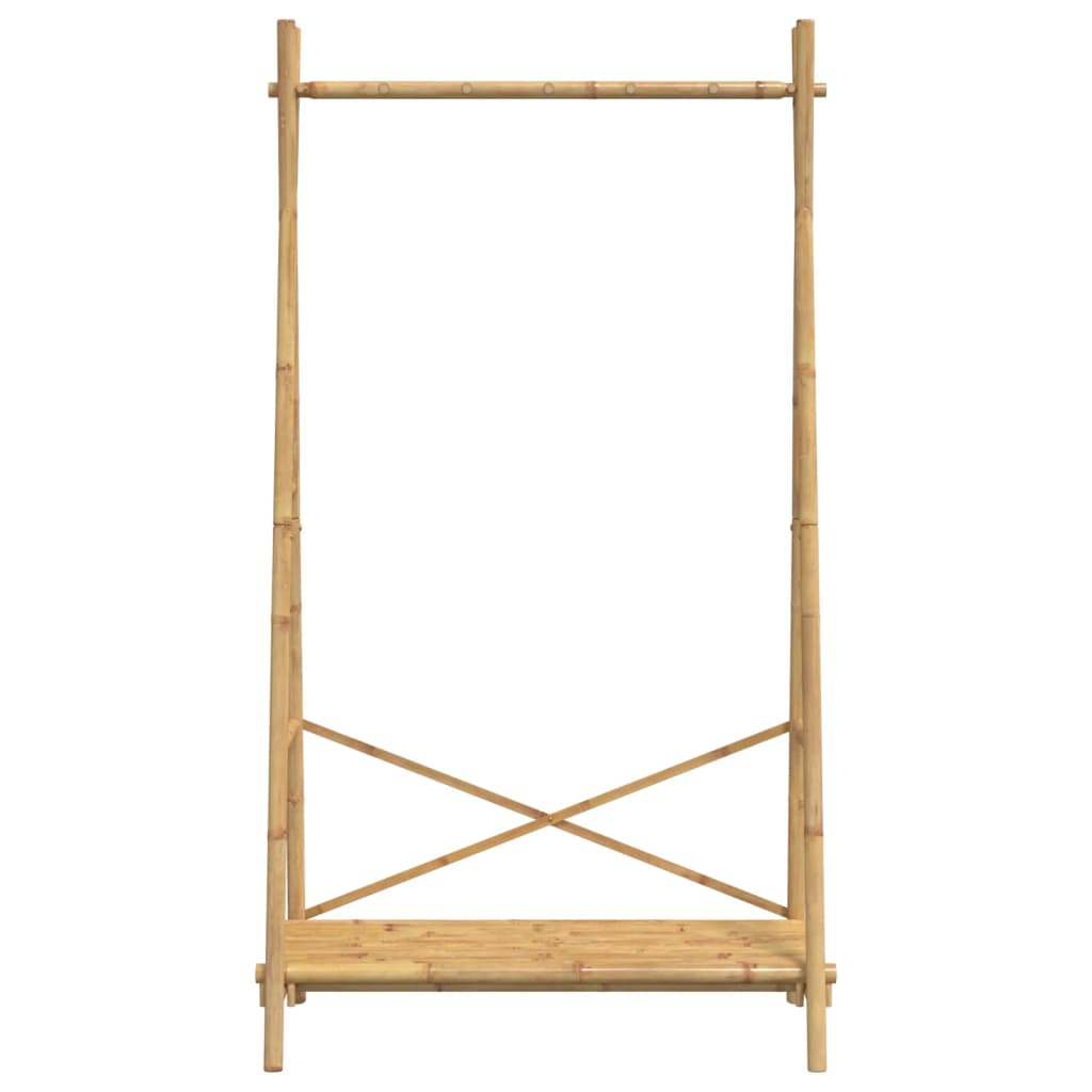 Kledingrek Met Schap 102X50X190 Cm Bamboe