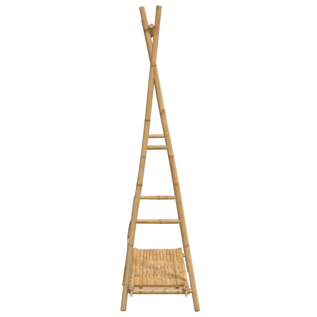 Kledingrek Met Schap 102X50X190 Cm Bamboe