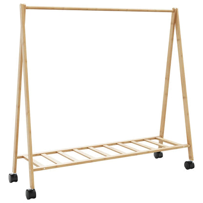 Kledingrek Met Schappen En Wielen 106X34X106,5 Cm