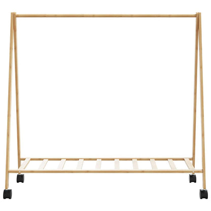 Kledingrek Met Schappen En Wielen 106X34X106,5 Cm