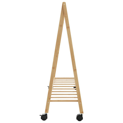 Kledingrek Met Schappen En Wielen 106X34X106,5 Cm