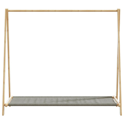 Kledingrek Met Schappen 106X34X102 Cm Bamboe