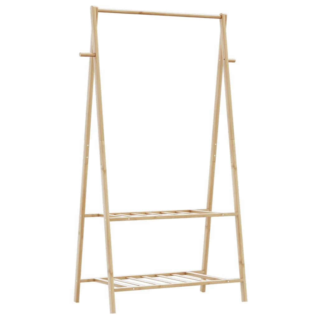 Kledingrek Met Schappen 96X45,5X150,5 Cm