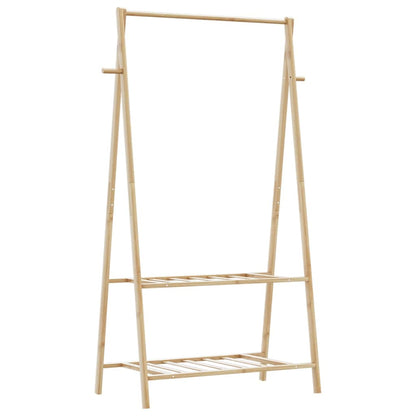 Kledingrek Met Schappen 96X45,5X150,5 Cm