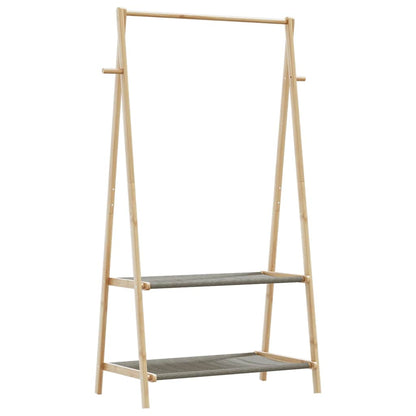 Kledingrek Met Schappen 96X45,5X150,5 Cm