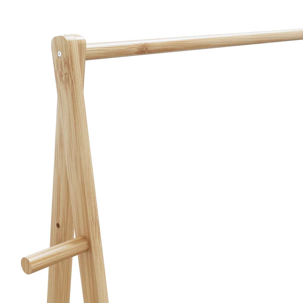 Kledingrek Met Schappen En Wielen 132X45,5X155,5 Cm