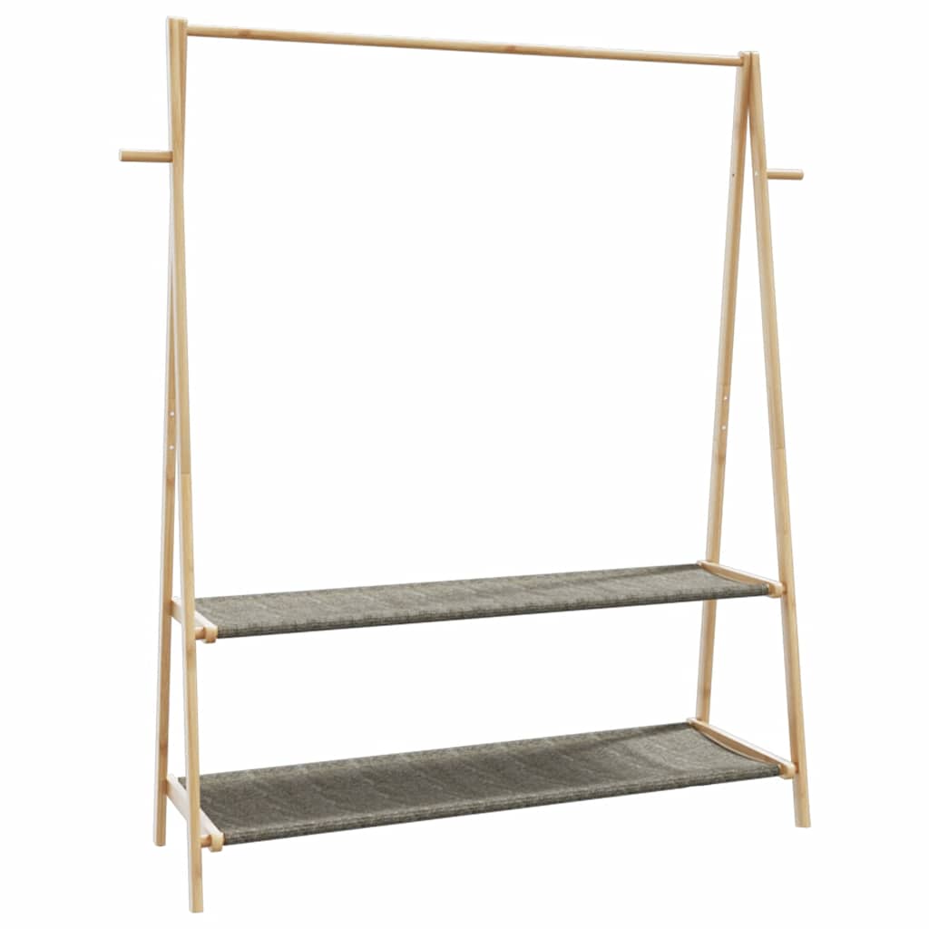 Kledingrek Met Schappen 96X45,5X150,5 Cm