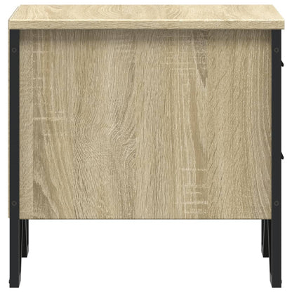 Nachtkastje Kiki - bewerkt hout - sonoma eiken