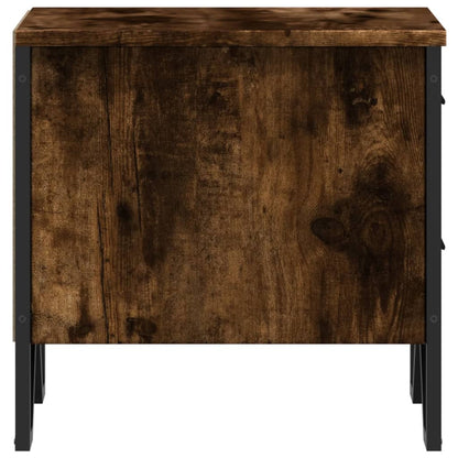 Nachtkastje Kiki - bewerkt hout - gerookt eiken