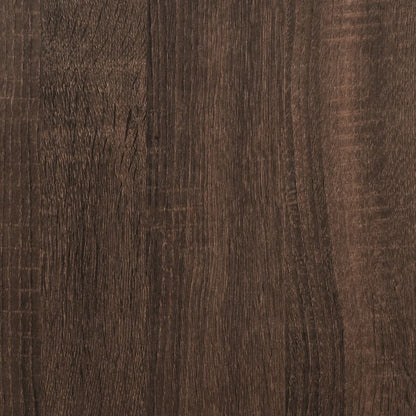 Nachtkastje Colette - bewerkt hout - bruin eiken
