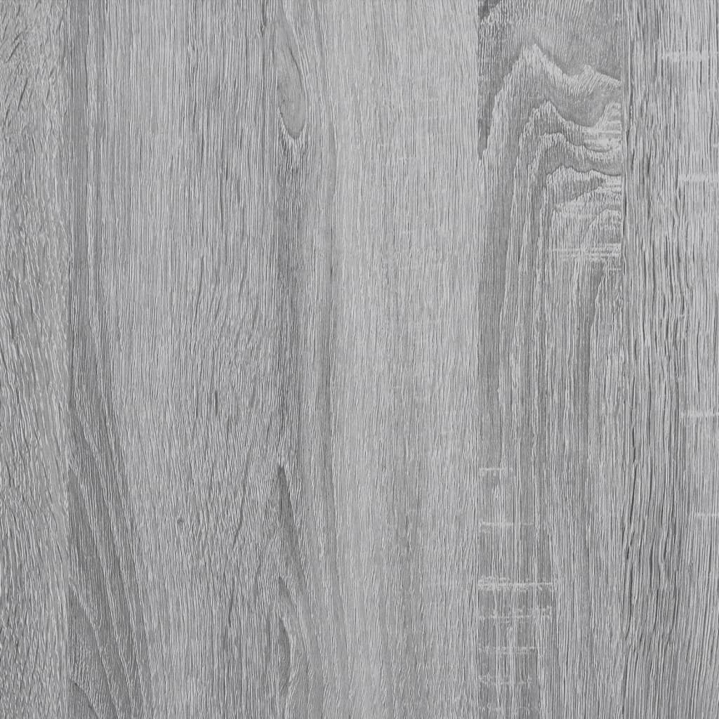 Nachtkastje Noémie - bewerkt hout - grijs sonoma