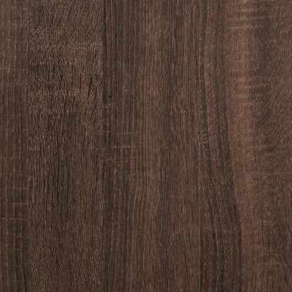 Nachtkastje Josephine - bewerkt hout en metaal - bruin eiken