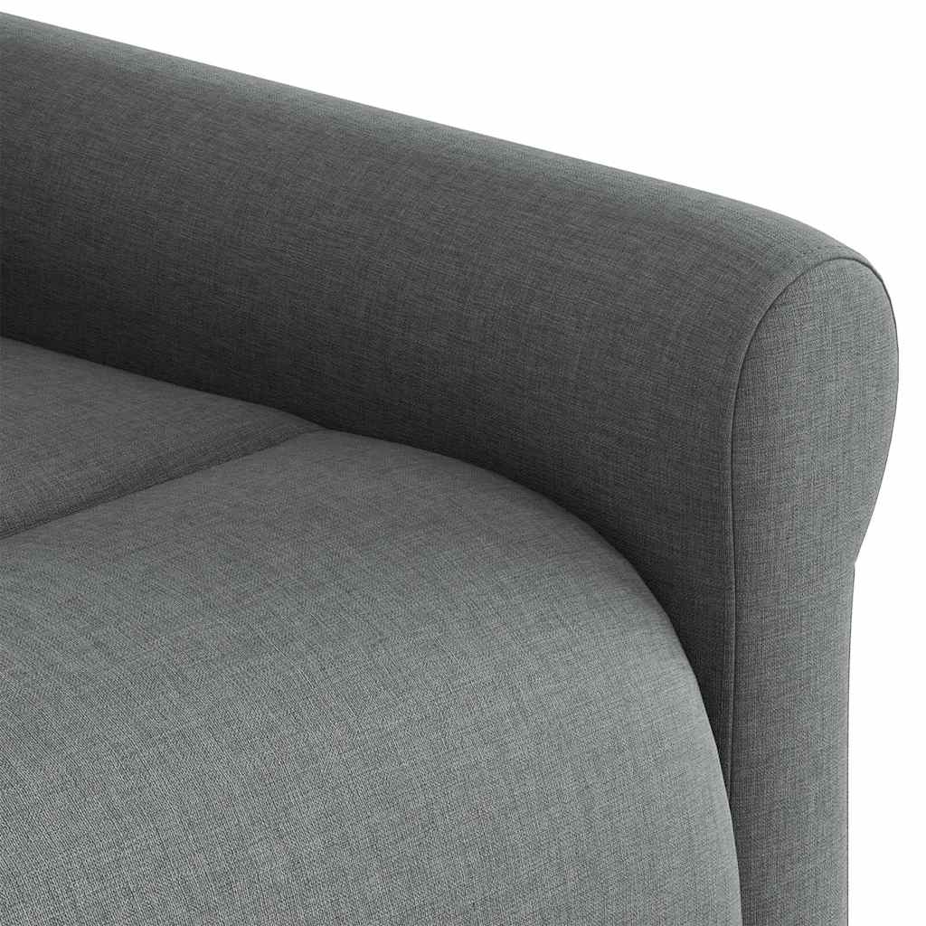 Fauteuil Lien - stof - verstelbaar - donkergrijs