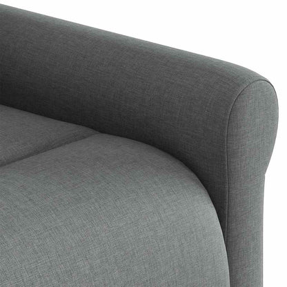 Fauteuil Lien - stof - verstelbaar - donkergrijs