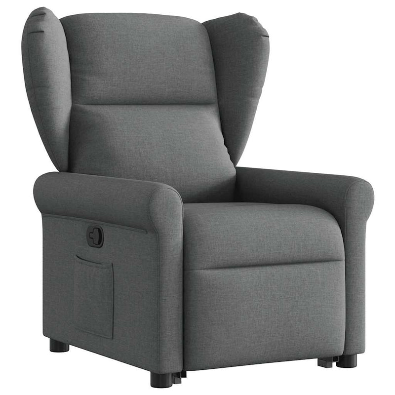 Fauteuil Lien - stof - verstelbaar - donkergrijs – extra afbeelding