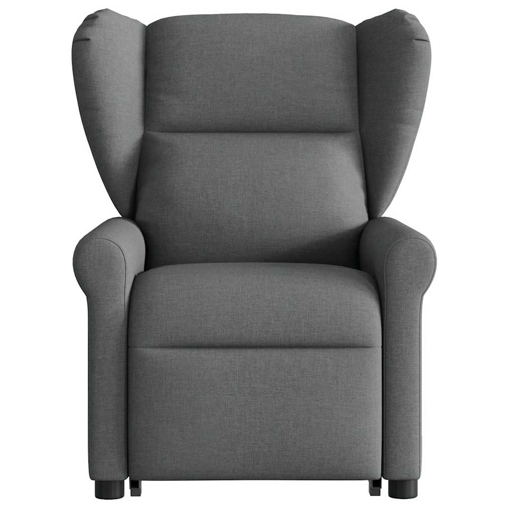 Fauteuil Lien - stof - verstelbaar - donkergrijs
