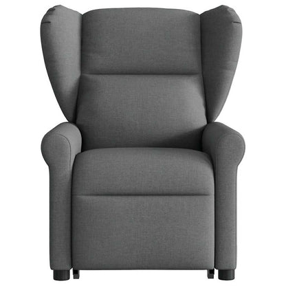 Fauteuil Lien - stof - verstelbaar - donkergrijs